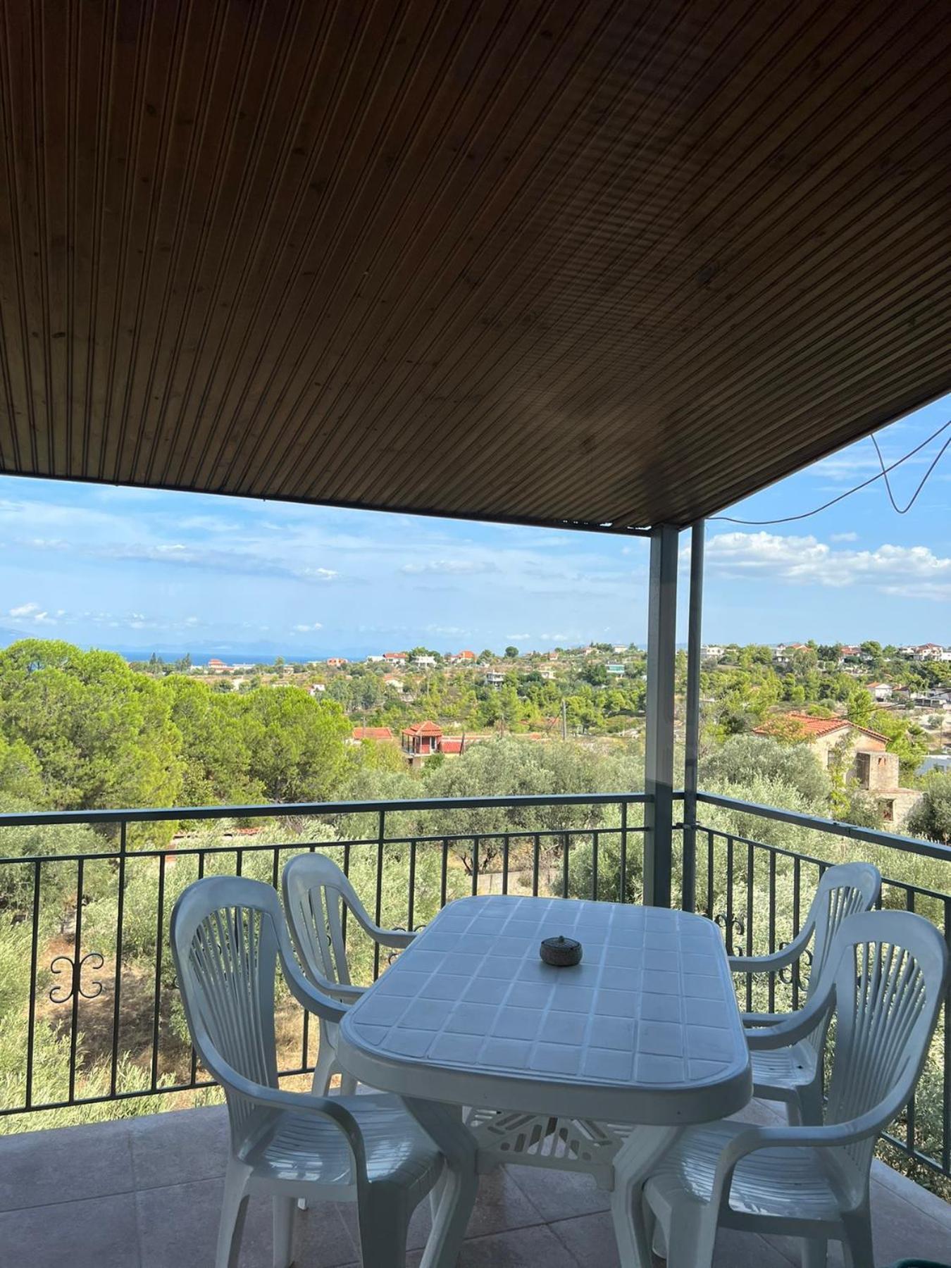 Villa Xenia'S Seaview House Paralia Avlidhos Exterior foto