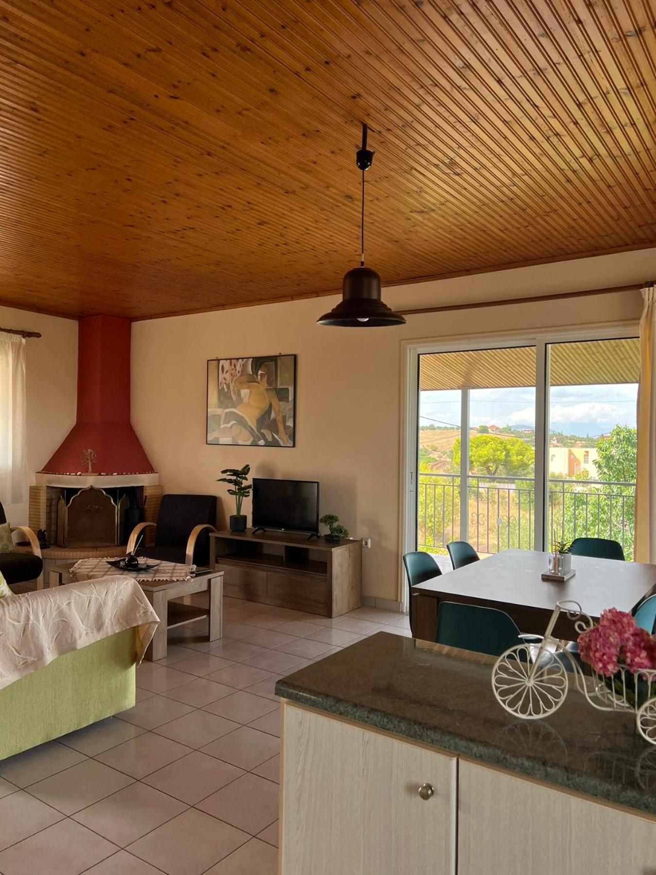 Villa Xenia'S Seaview House Paralia Avlidhos Exterior foto
